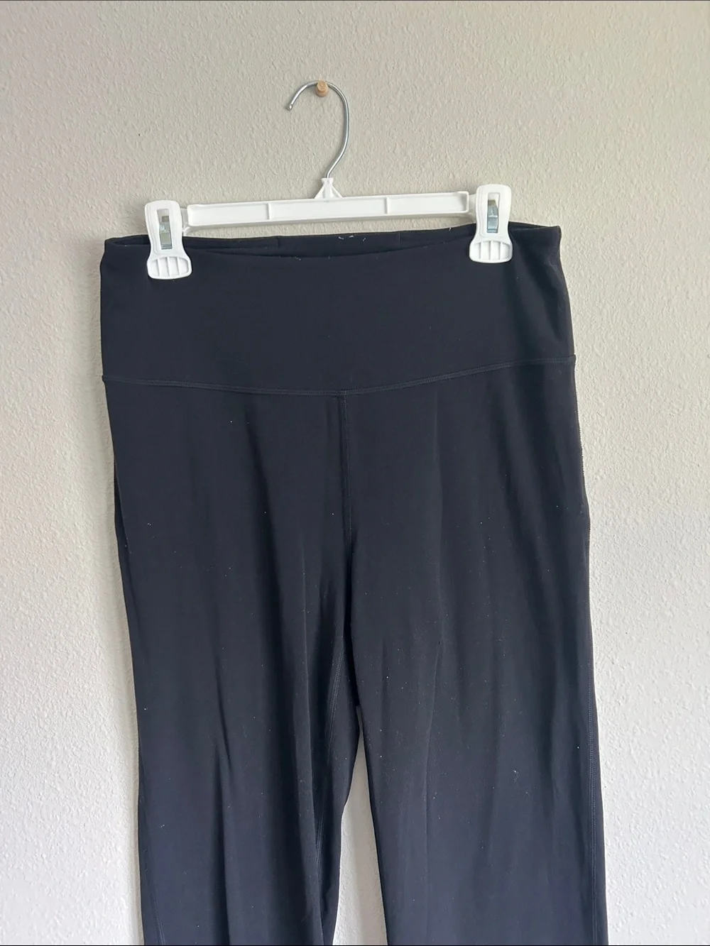 Lululemon black high waist flared leggings